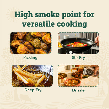 Wood-Pressed Black Mustard Oil