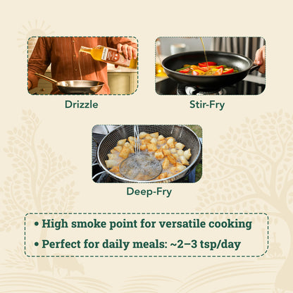 Wood-pressed Groundnut Oil- Spray Can