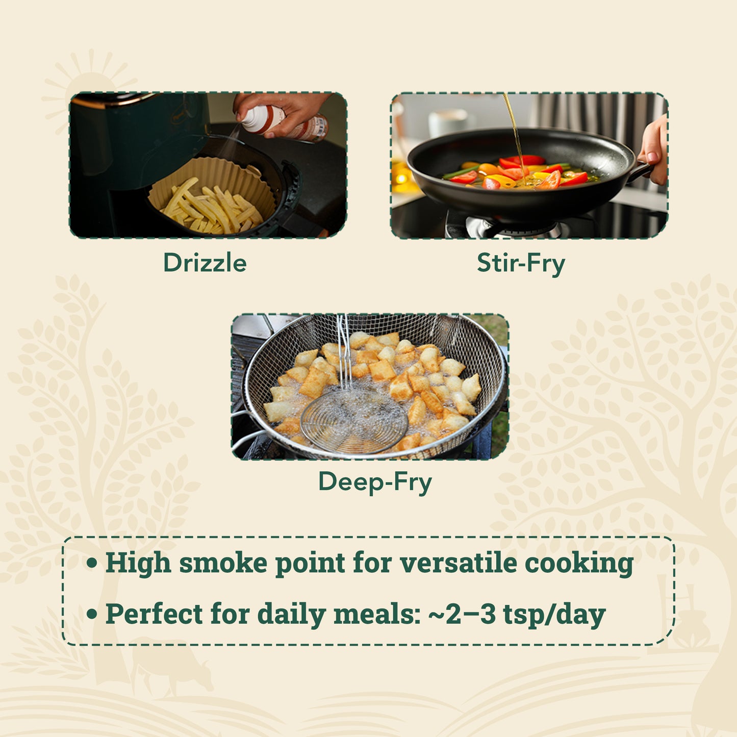 Wood-pressed Groundnut Oil- Spray Can