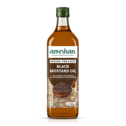 Wood-Pressed Black Mustard Oil