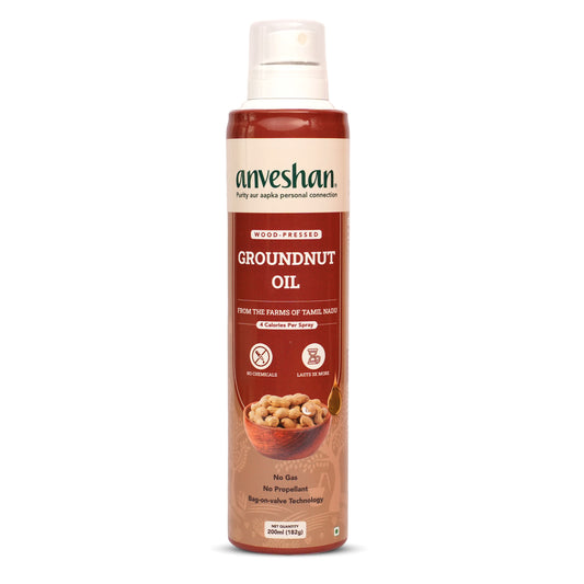 Wood-pressed Groundnut Oil- Spray Can