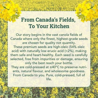 Cold-Pressed Canola Oil