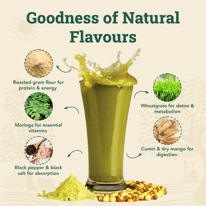 MORINGA SATTU DRINK MIX (SACHETS) | Jaljeera Flavour