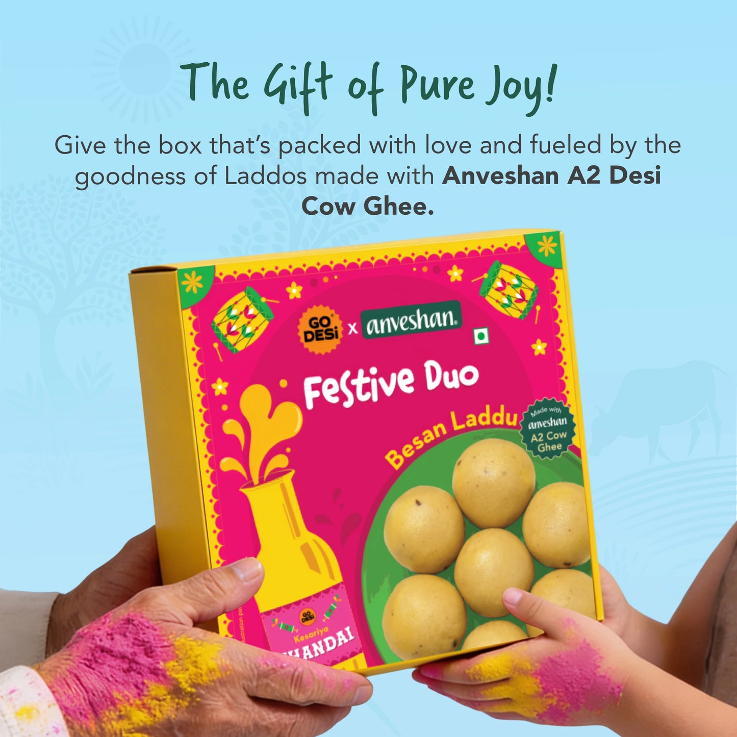 Anveshan X GO DESI: The Ultimate Holi Festive Duo