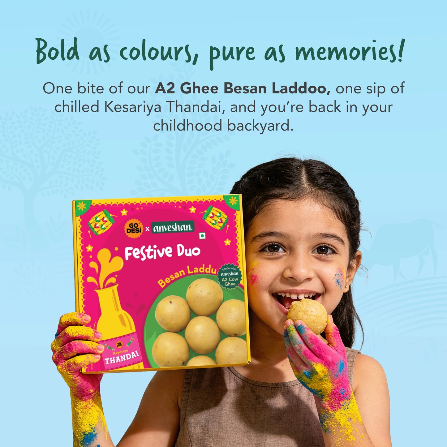 Anveshan X GO DESI: The Ultimate Holi Festive Duo