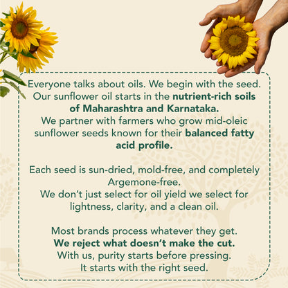 Wood-Pressed Sunflower Oil