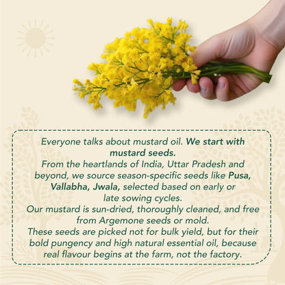 Wood-Pressed Black Mustard Oil