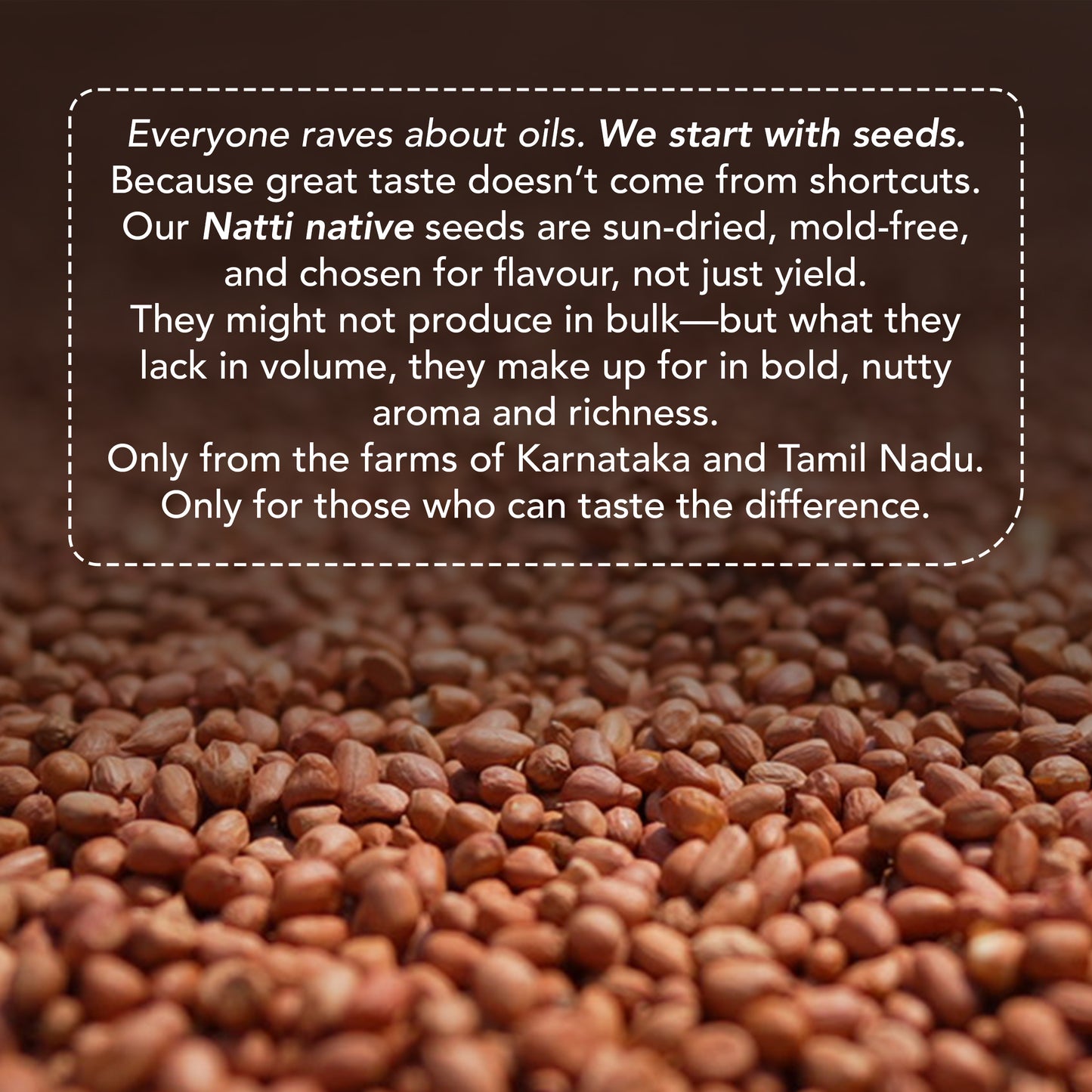 Wood-pressed Groundnut Oil- Spray Can