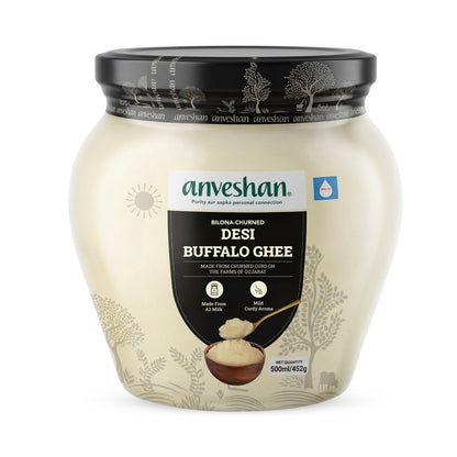 Bilona-Churned Desi Buffalo Ghee