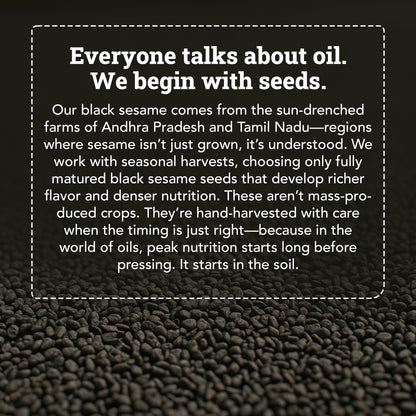 Wood-Pressed Black Sesame Oil