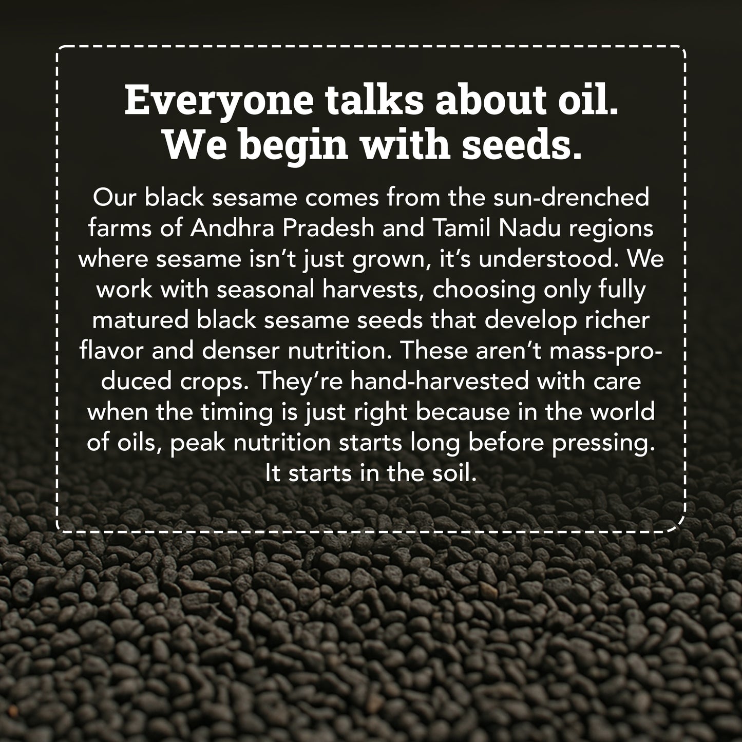 Wood-Pressed Black Sesame Oil