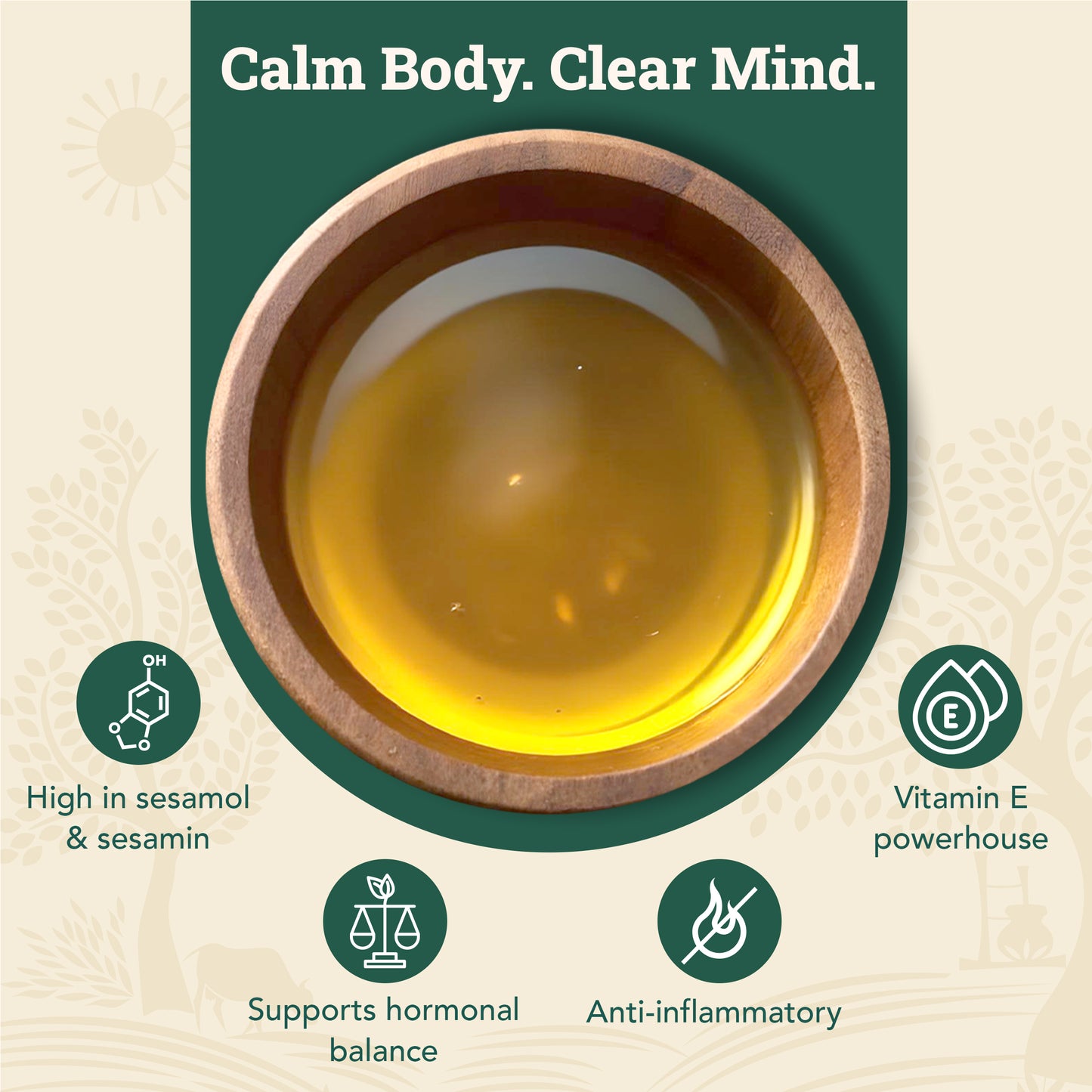 Wood-Pressed Black Sesame Oil