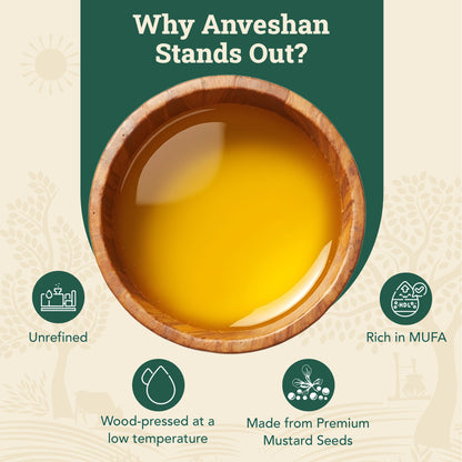 Wood-Pressed Yellow Mustard Oil