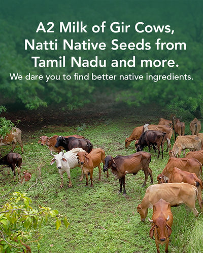 Native Ingredients. No Substitutes.