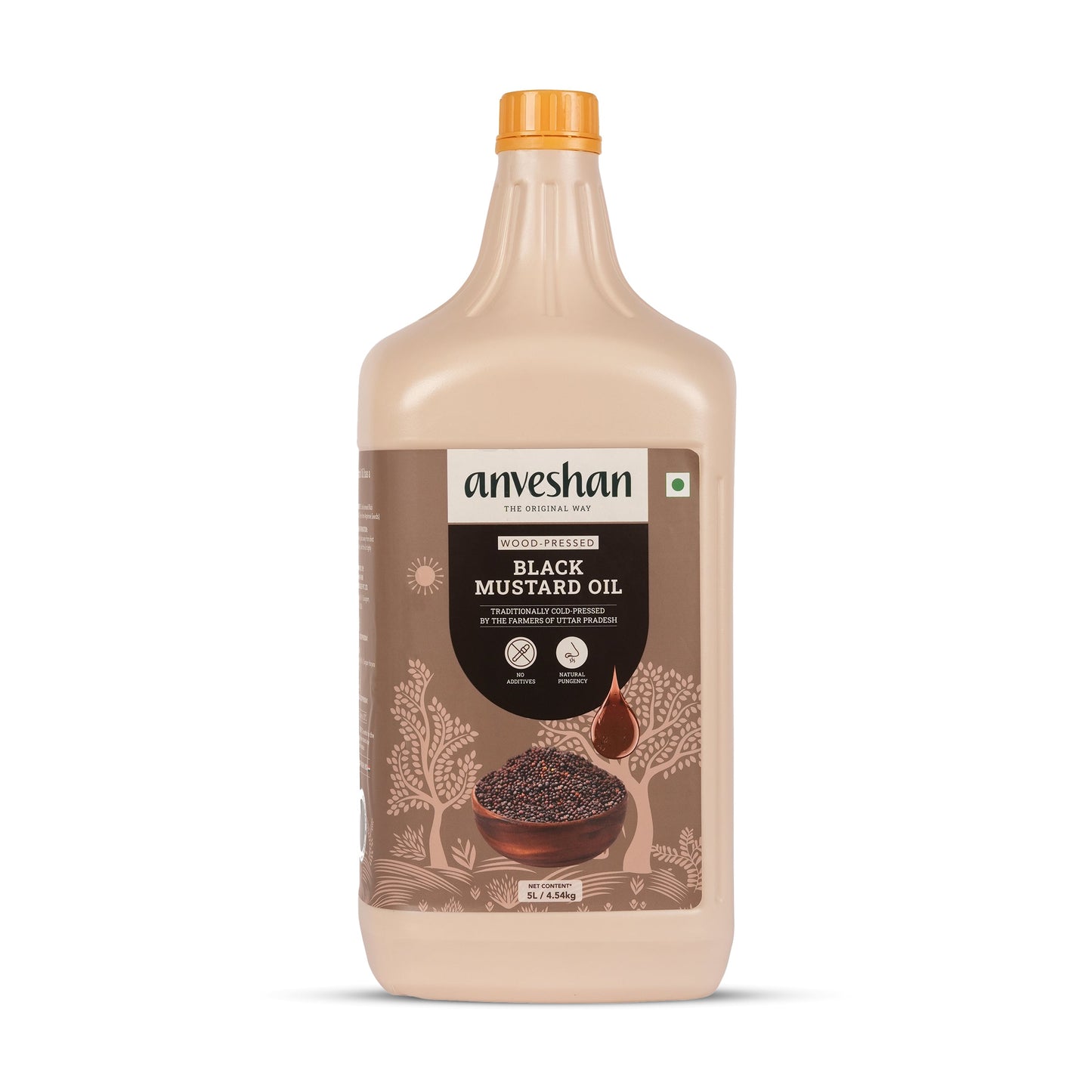 Wood-Pressed Black Mustard Oil
