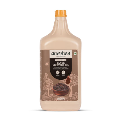 Wood-Pressed Black Mustard Oil