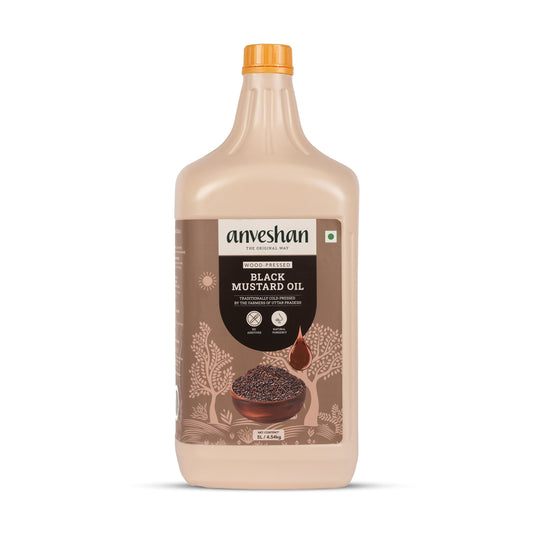 Wood-Pressed Black Mustard Oil