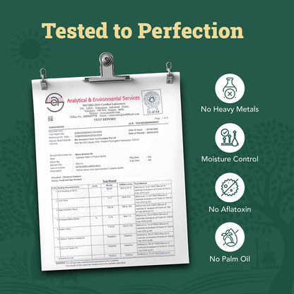 Wood-Pressed Black Sesame Oil