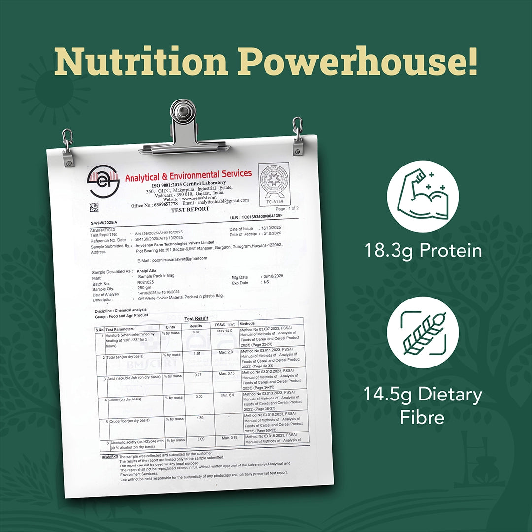 Cold-Pressed Khapli Atta