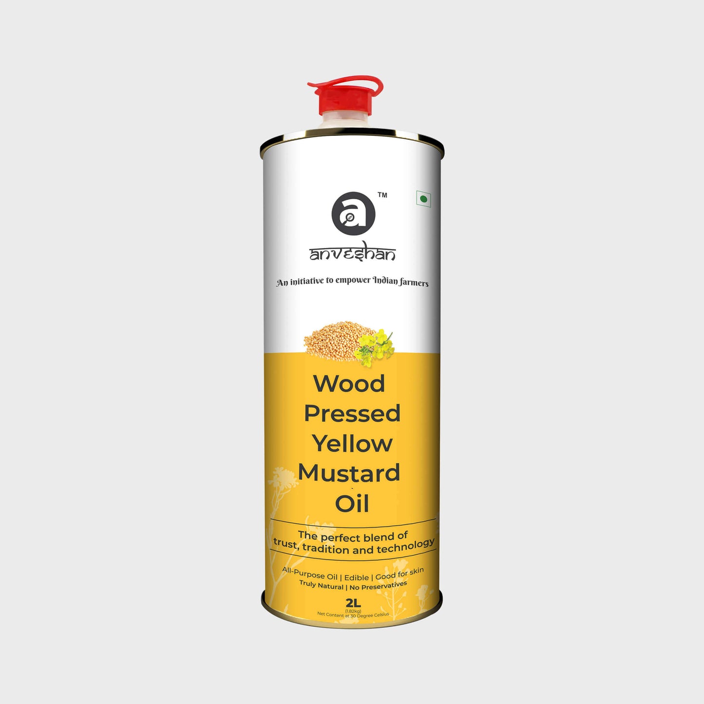 Wood-Pressed Yellow Mustard Oil