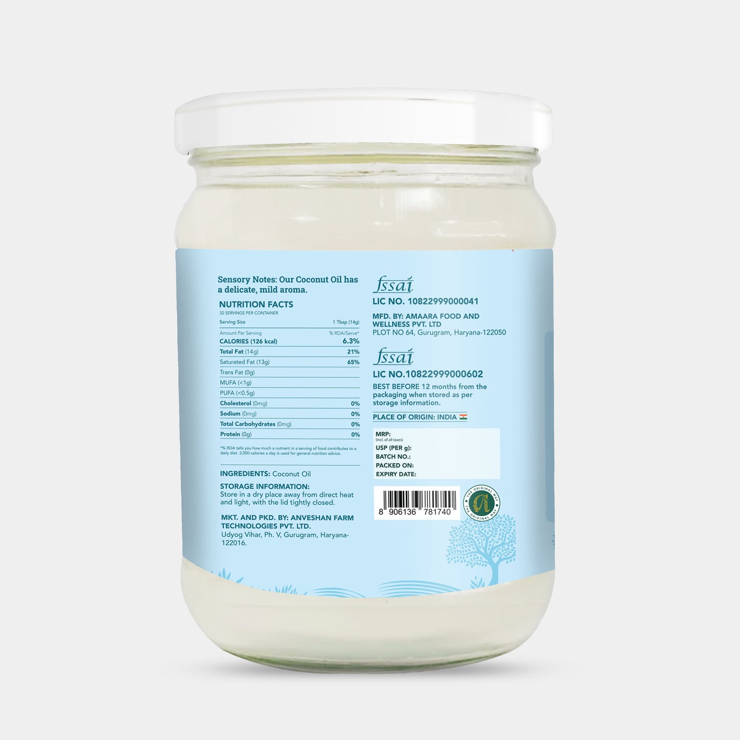 Cold-pressed Virgin Coconut Oil