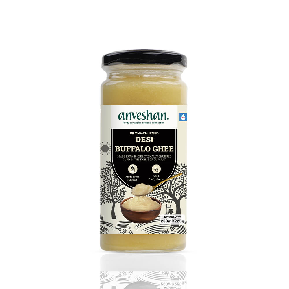 Bilona-Churned Desi Buffalo Ghee