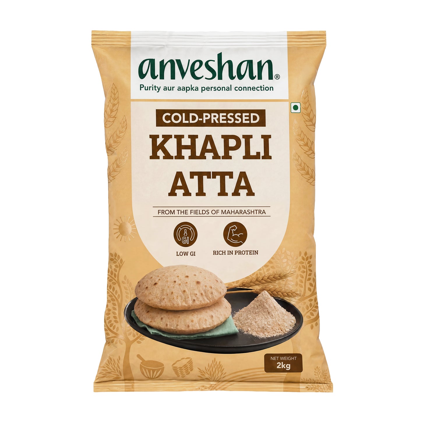 Cold-Pressed Khapli Atta