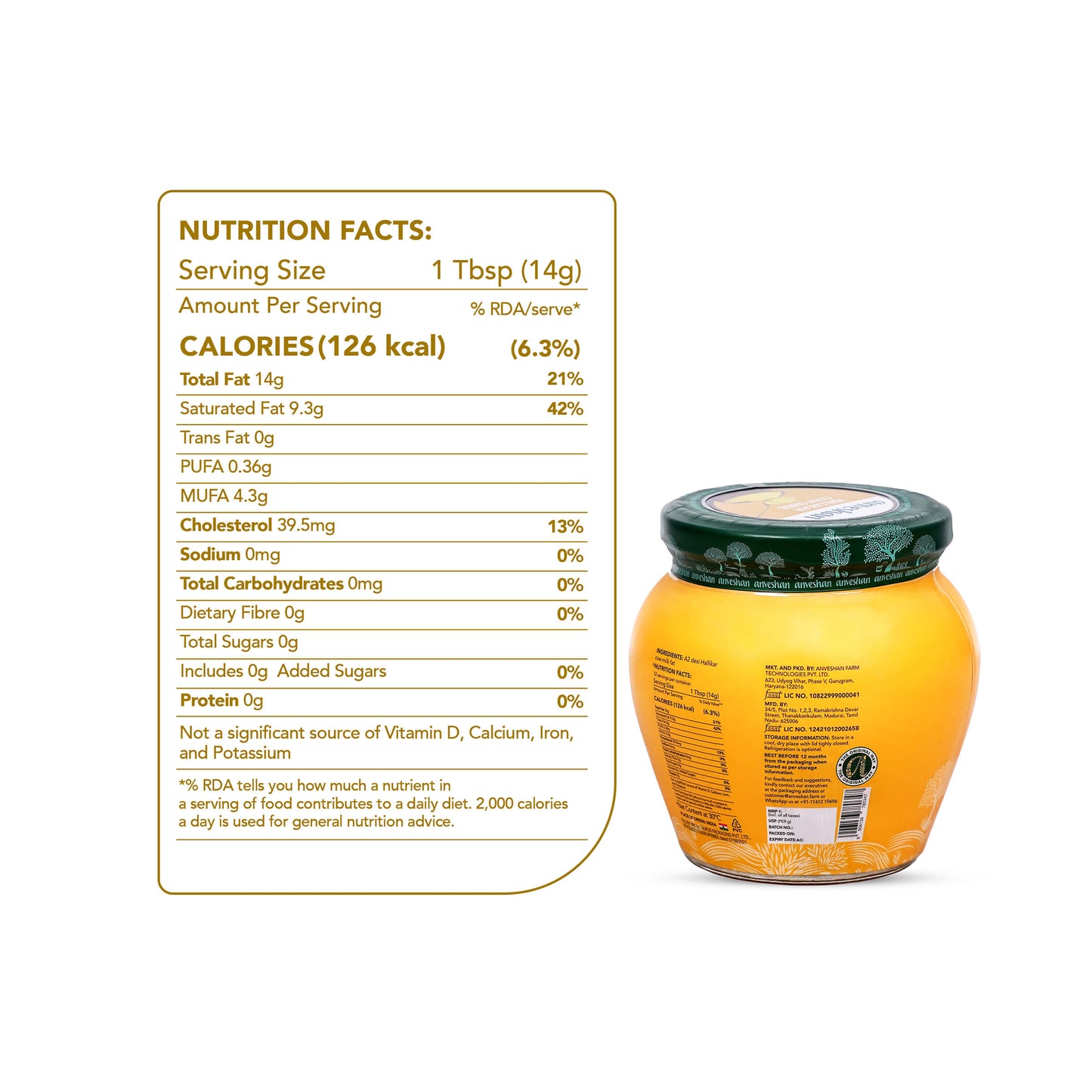 A2 Desi Cow Ghee