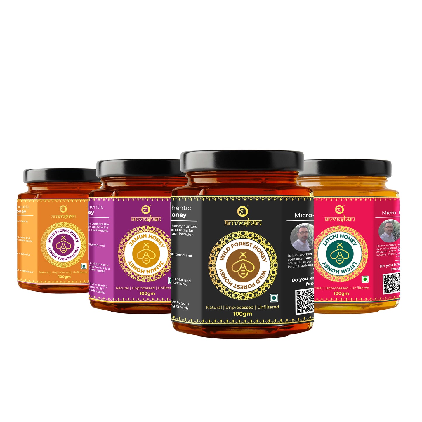 Honey Combo  (100gm x 4)