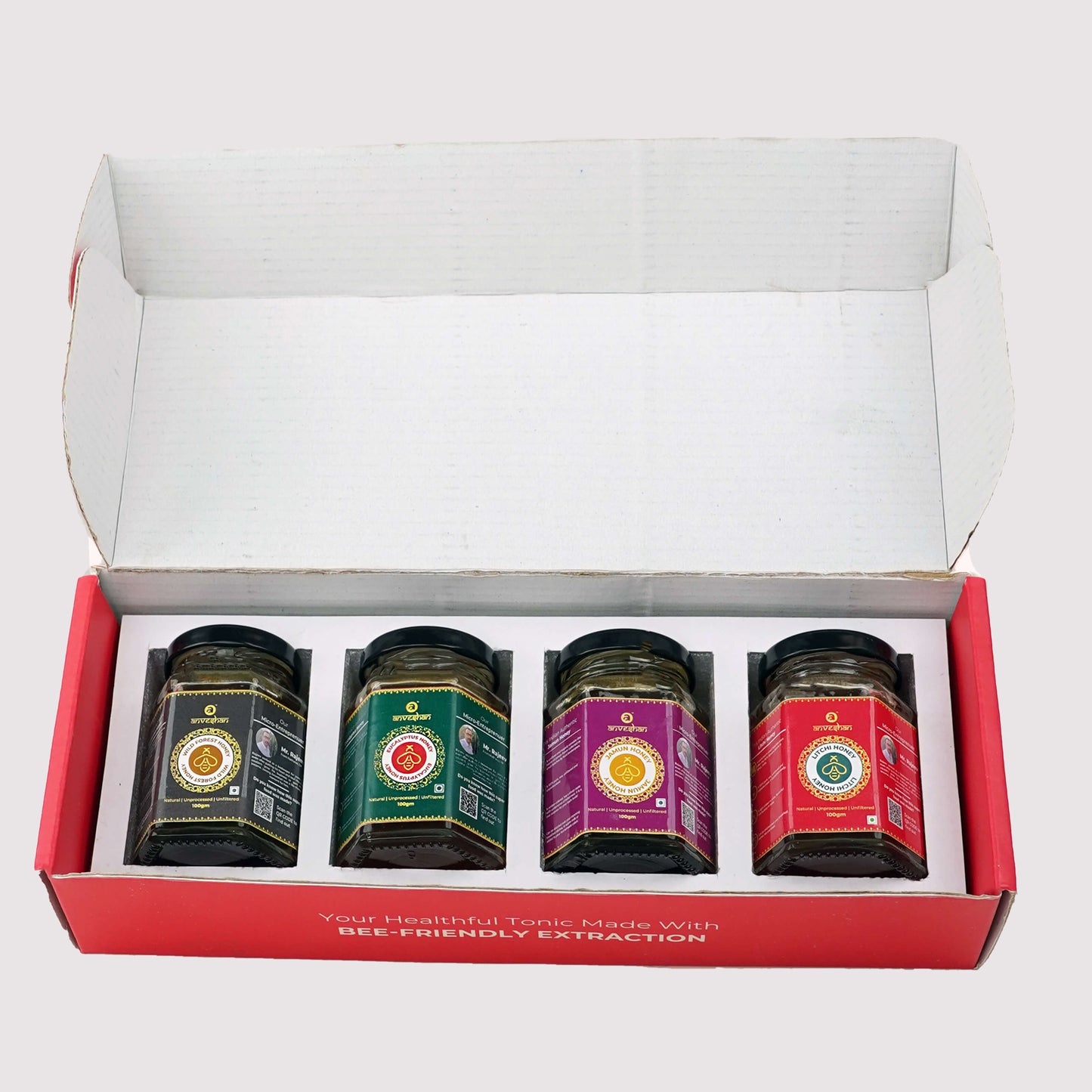 Assorted Raw Honey Gift Box