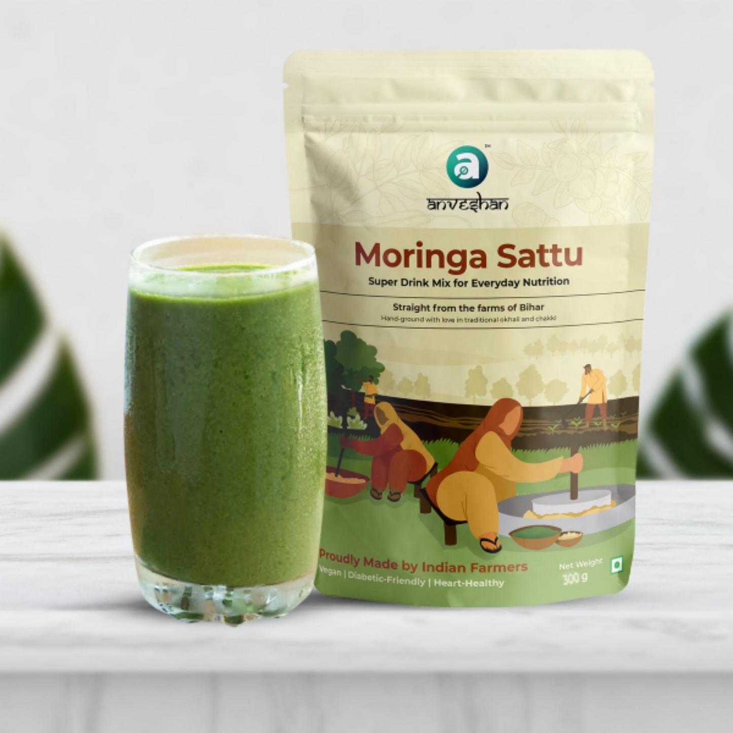 Moringa Sattu Drink Mix