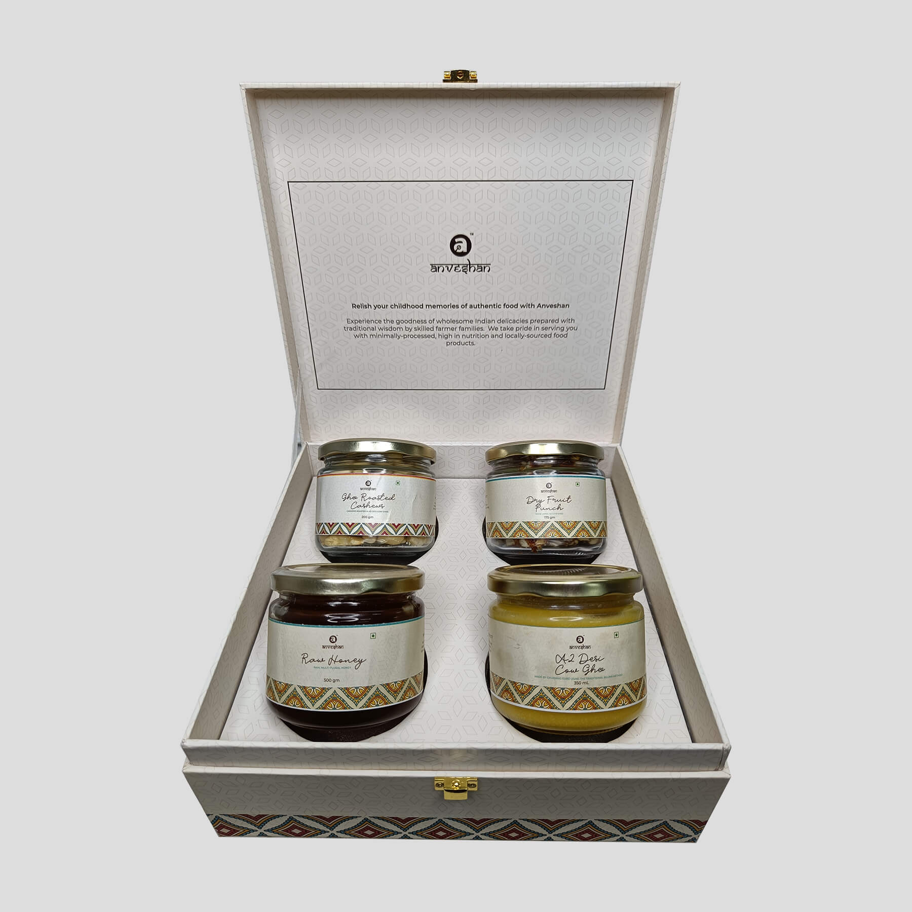 Assorted Festive Giftbox - Pack of 4 - Anveshan