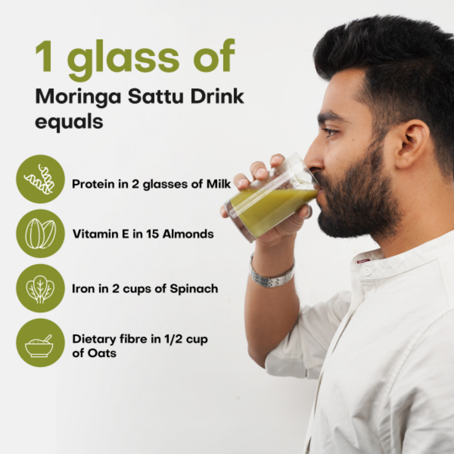 Moringa Sattu Drink Mix