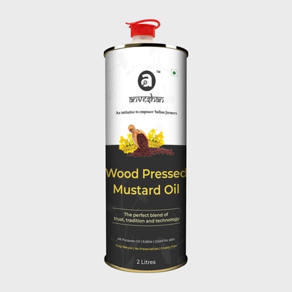 Wood-Pressed Black Mustard Oil