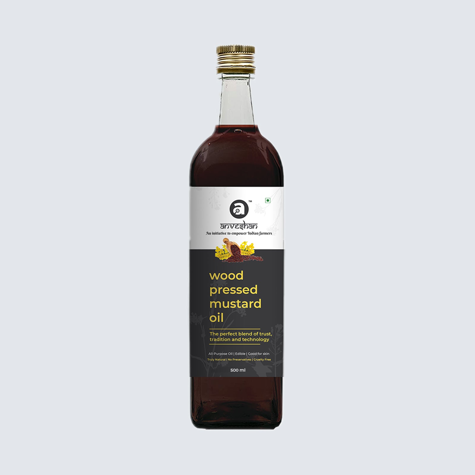 Wood Pressed Mustard Oil Anveshan
