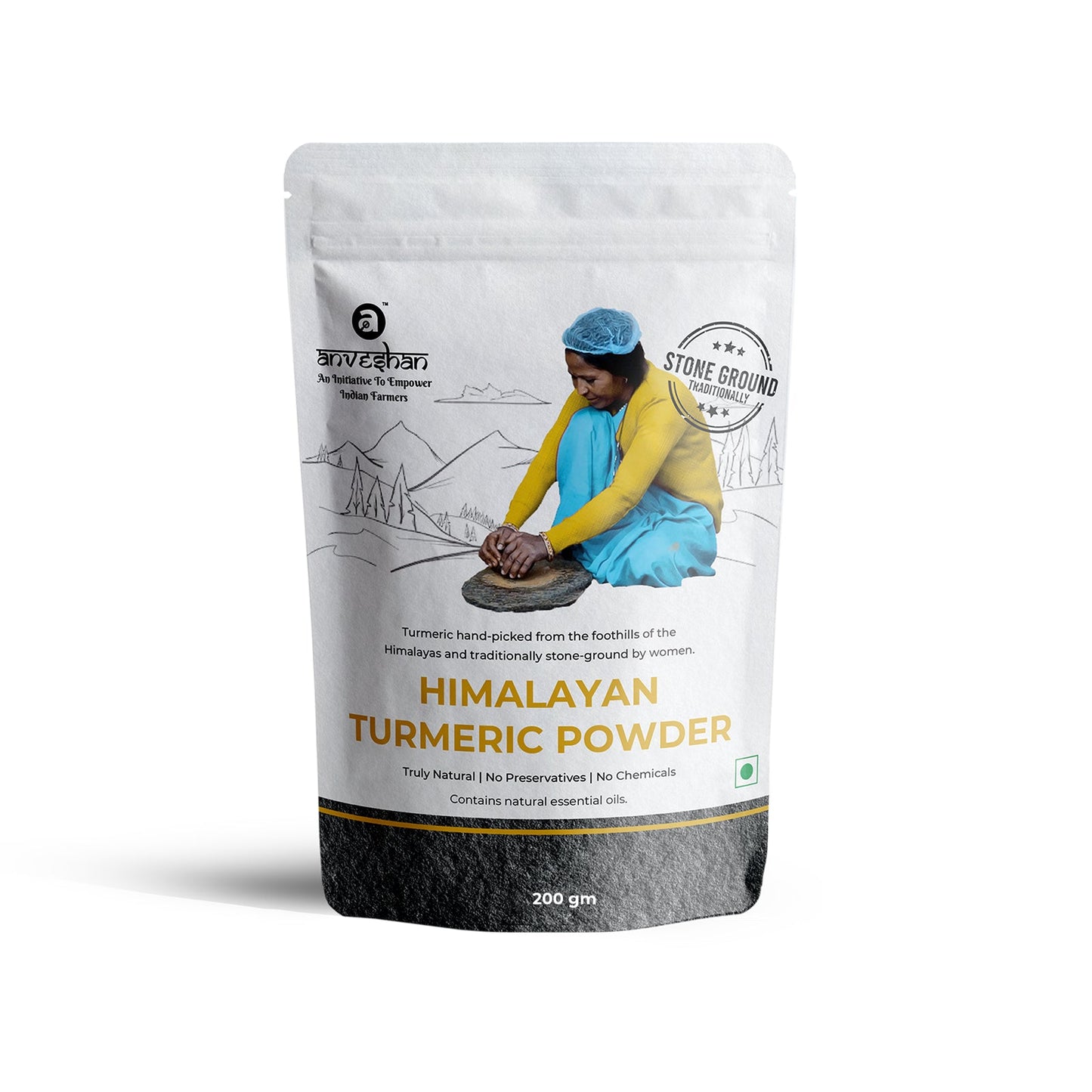 Stone Ground Turmeric Powder- 200g