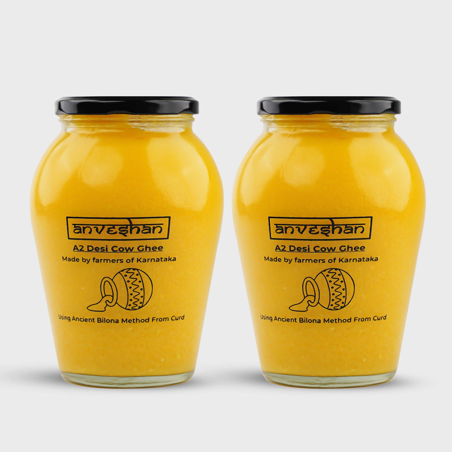 A2 Desi Hallikar Cow Ghee Combo