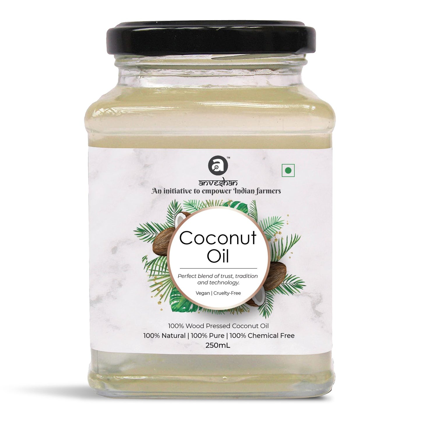 Wood Pressed Coconut Oil - 250ml