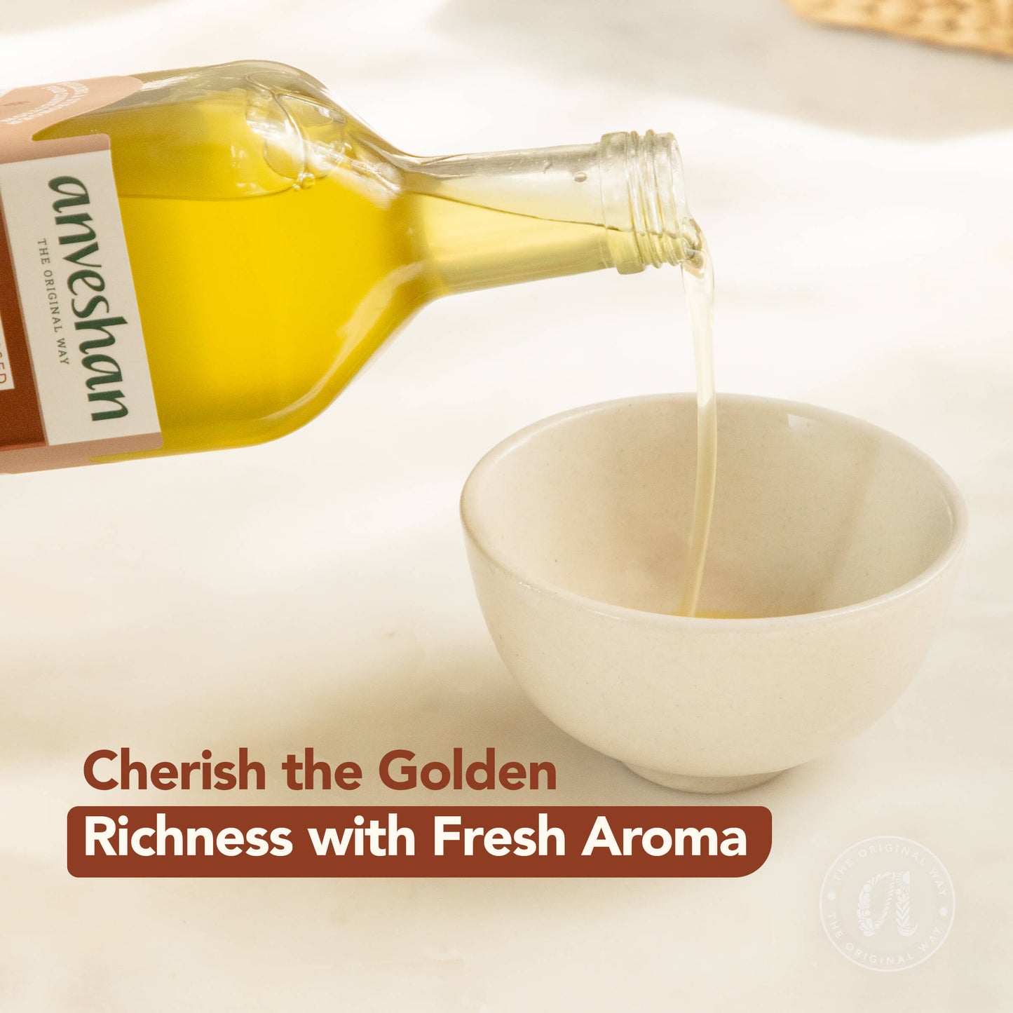 Wood-Pressed Groundnut Oil