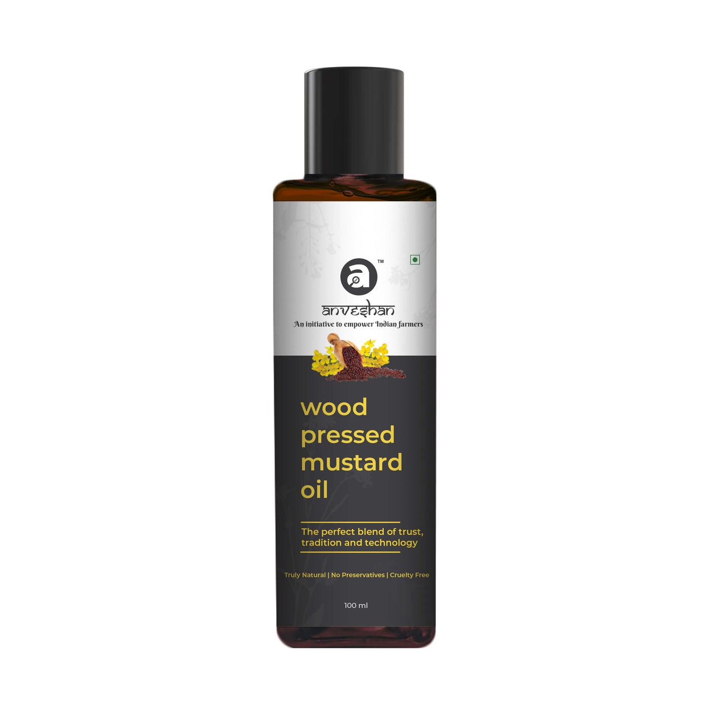 Wood Pressed Mustard Oil 100 ml